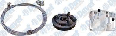 MTJ 6239 Cam Kriko Halati Arka Set Sol Megane Ii